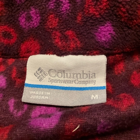 Columbia Purple and Pink Fleece Pullover - Picture 7 of 7